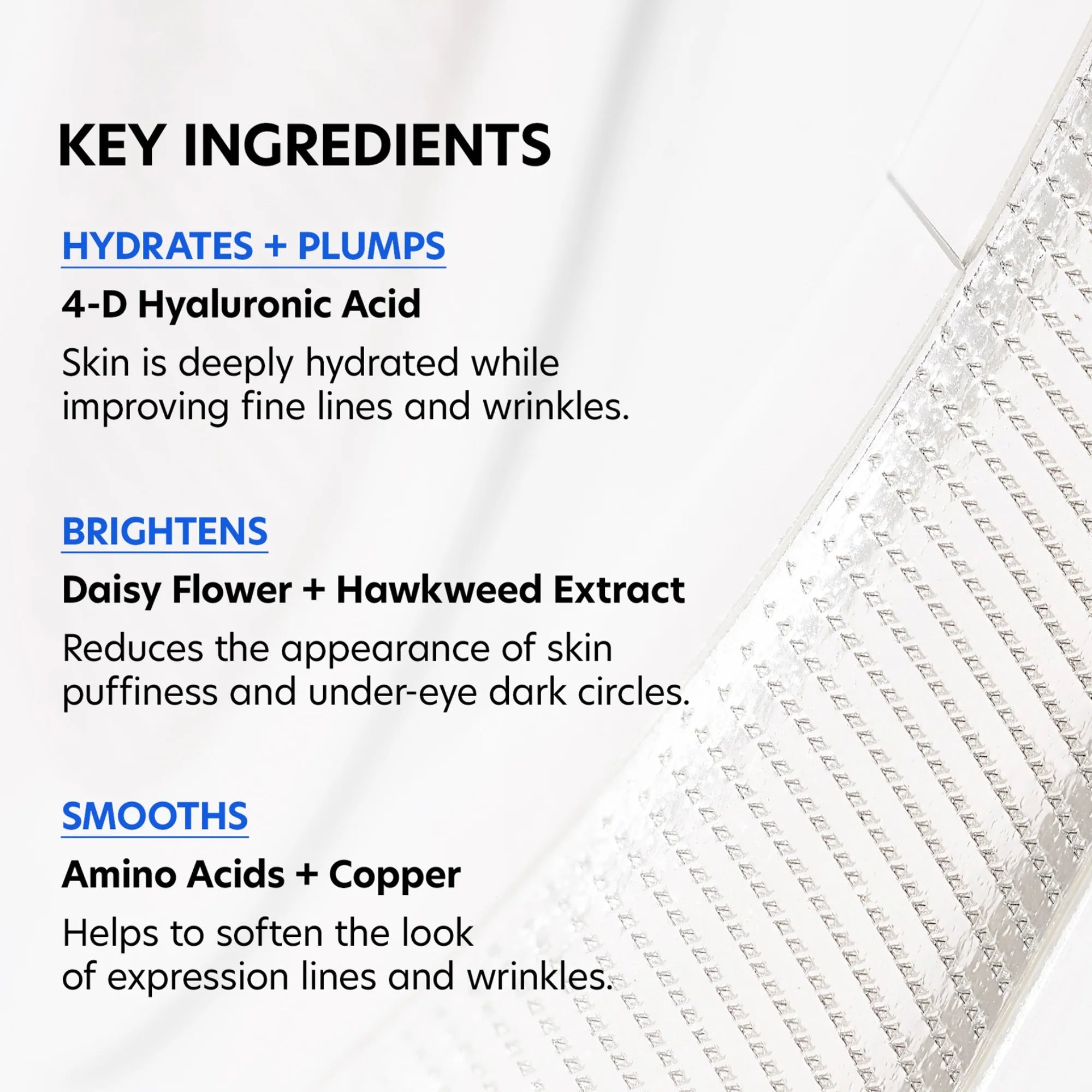 PCA Skin Hyaluronic Acid Microneedle Eye Patches - The Look and Co