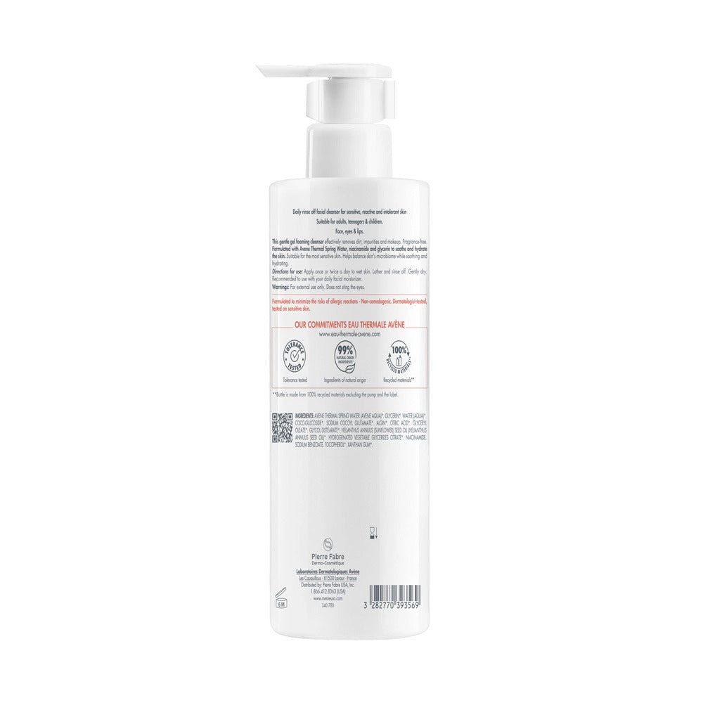 Avène Tolérance Foaming Facial Cleanser