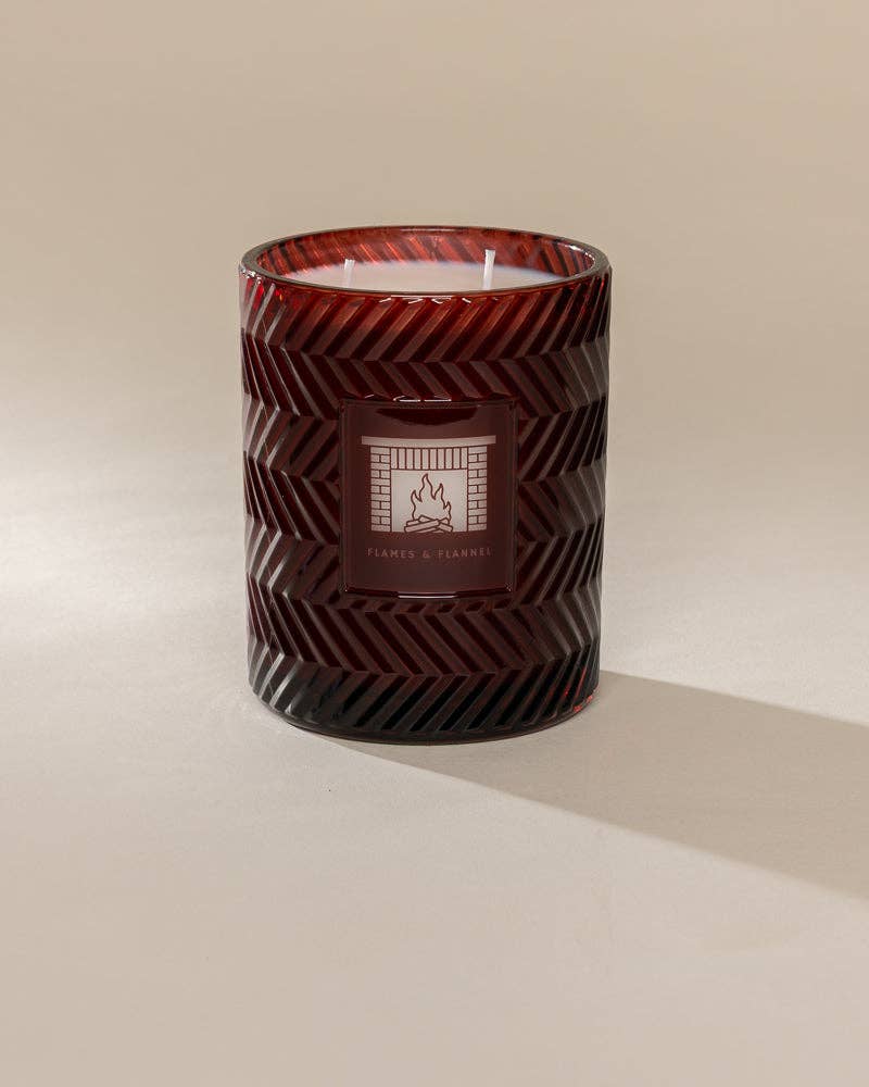 Poured New York - FLAMES & FLANNEL Candle - The Look and Co