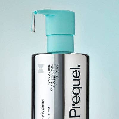 Prequel Gleanser+SA Non - Drying Salicylic Acid Cleanser 13.5oz - The Look and Co