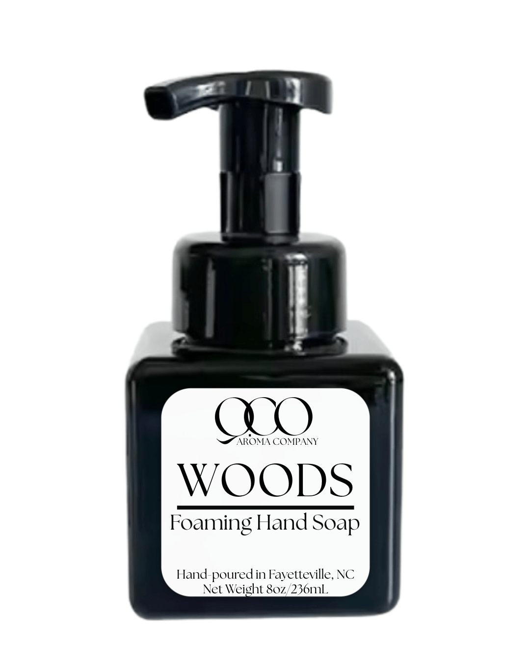 Q. Co Aroma Company - WOODS FOAMING HAND SOAP - The Look and Co