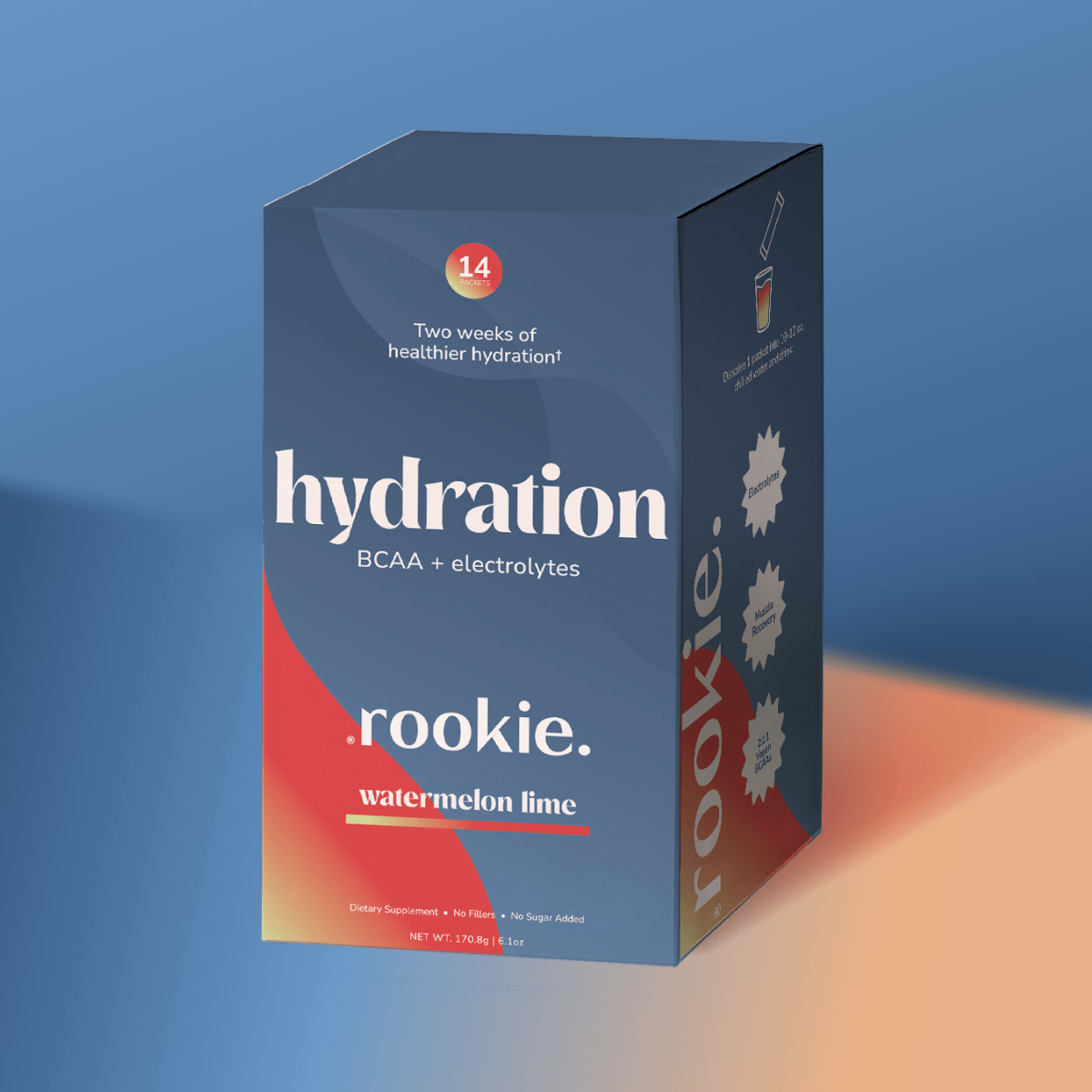 Rookie Wellness - Watermelon Lime BCAA Electrolyte Mix: Hydration & Recovery - The Look and Co