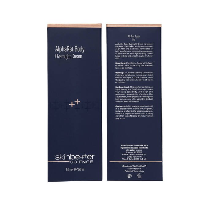 SkinBetter Science AlphaRet Body Overnight Cream - The Look and Co