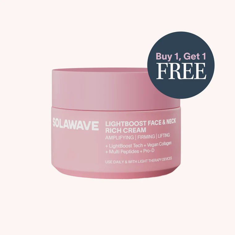 Solawave Light Therapy Boosting Face & Neck Cream - The Look and Co