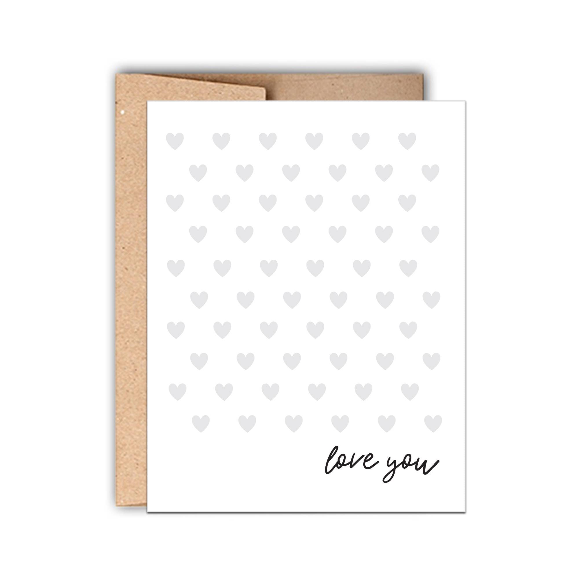Stack Paper Press - Love You Letterpress Card - The Look and Co
