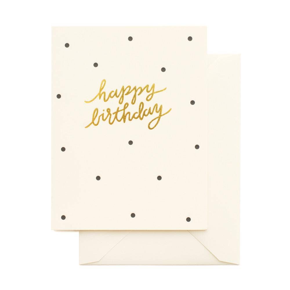 Sugar Paper - Dotty Birthday - The Look and Co
