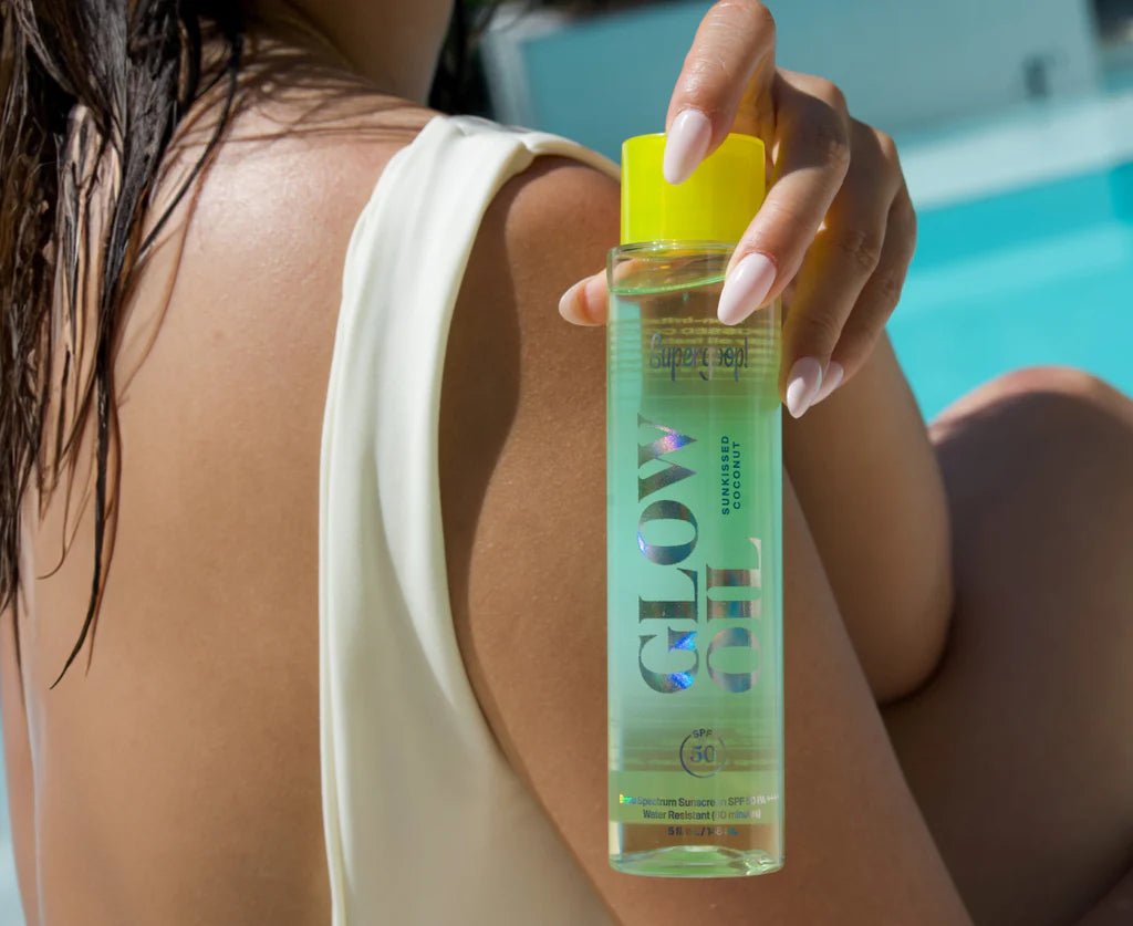 Supergoop Glow Oil SPF 50 Body Oil - The Look and Co