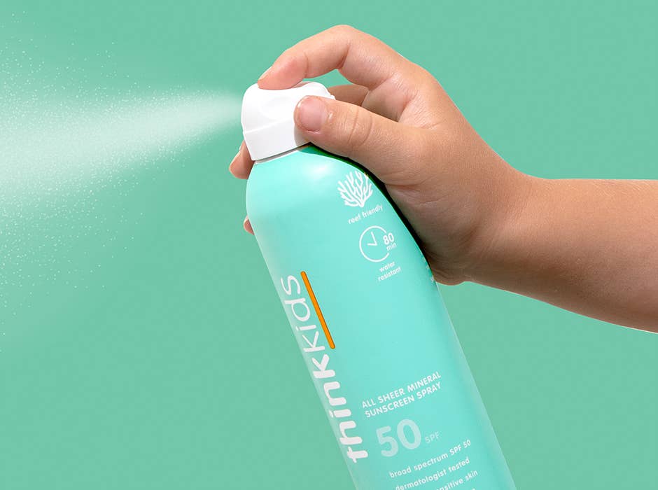 Think - Kids SPF 50 All Sheer Mineral Sunscreen Spray - The Look and Co