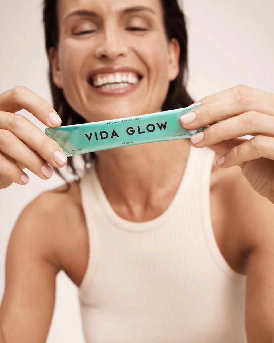 Vida Glow Natural Marine Collagen Sachets – Original - The Look and Co