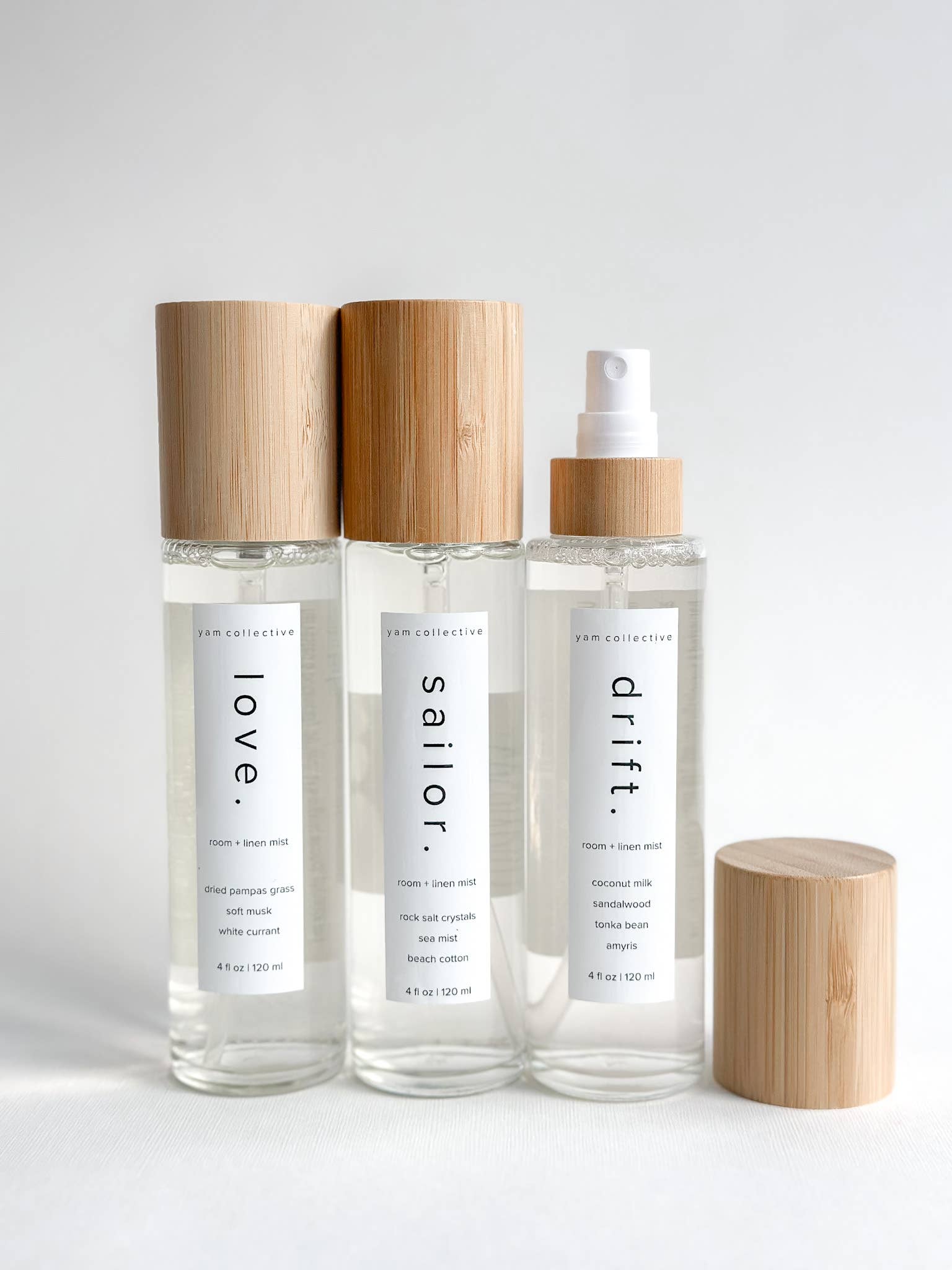 yam collective - Breathe - 4 oz Black Tea + Bergamot Luxe Room & Linen Mist - The Look and Co