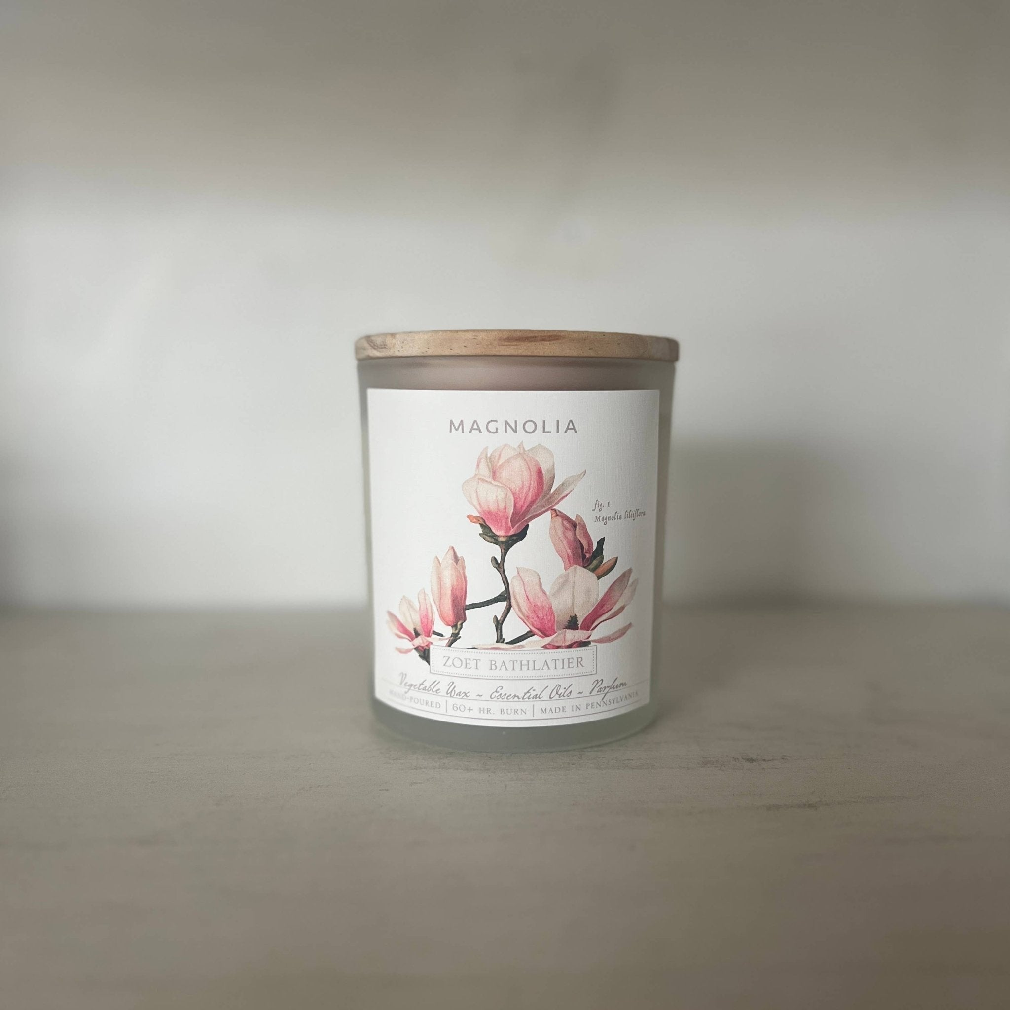 Zoet Bathlatier - Magnolia / Botanical Candle Collection - The Look and Co