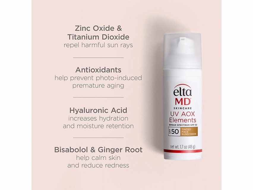 UV AOX Elements Tinted SPF 44 (formerly UV Elements) - The Look and Co