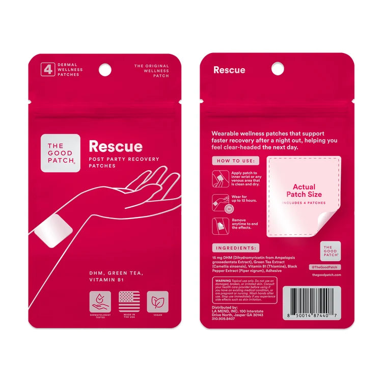 The Good Patch Rescue – Post Party Recovery Patches
