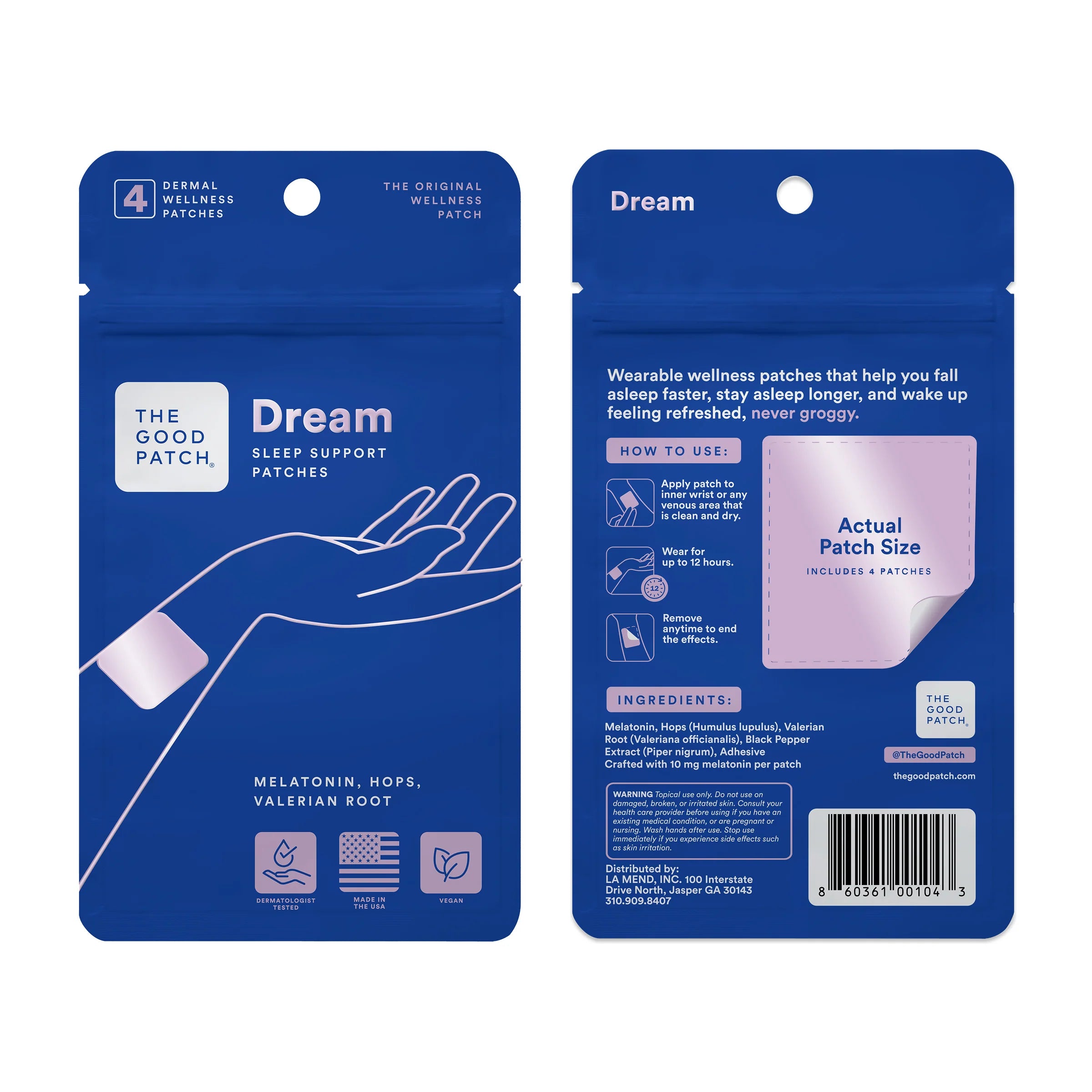 The Good Patch Dream – Sleep Support Patches