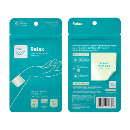 The Good Patch Relax – Stress Support Patches