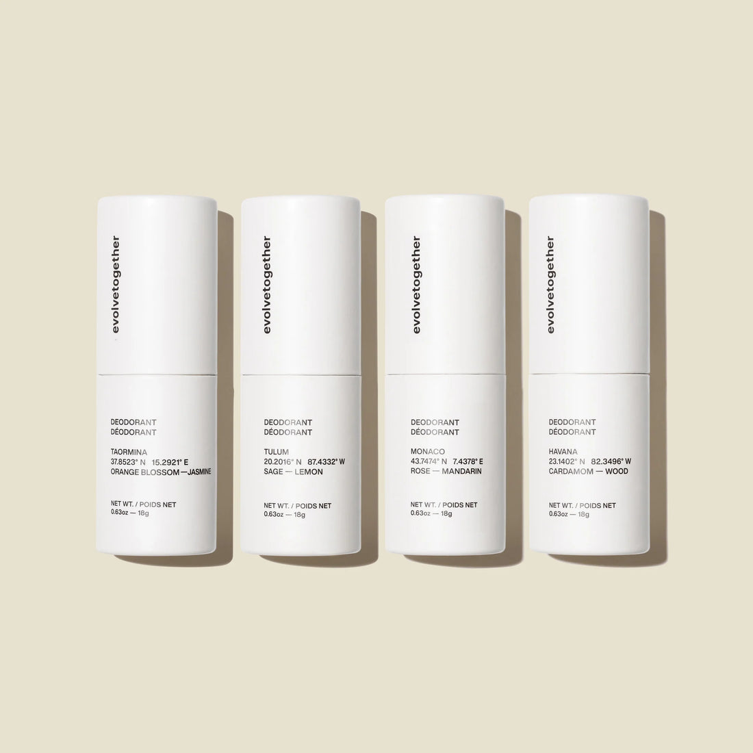 Evolvetogether Deodorant Discovery Set