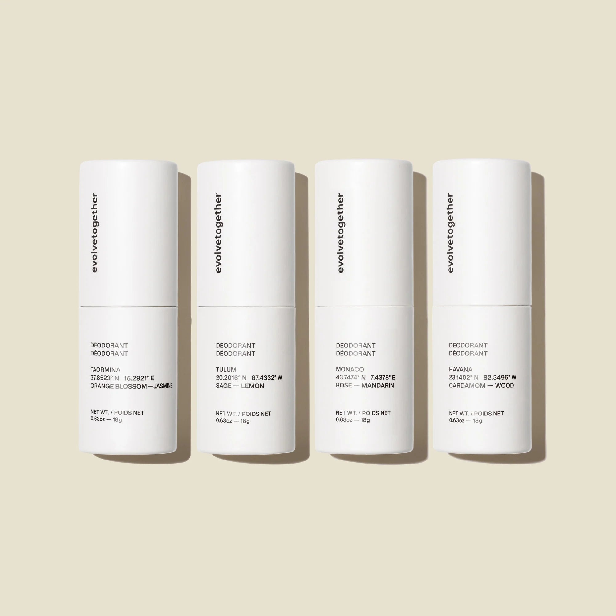 Evolvetogether Deodorant Discovery Set