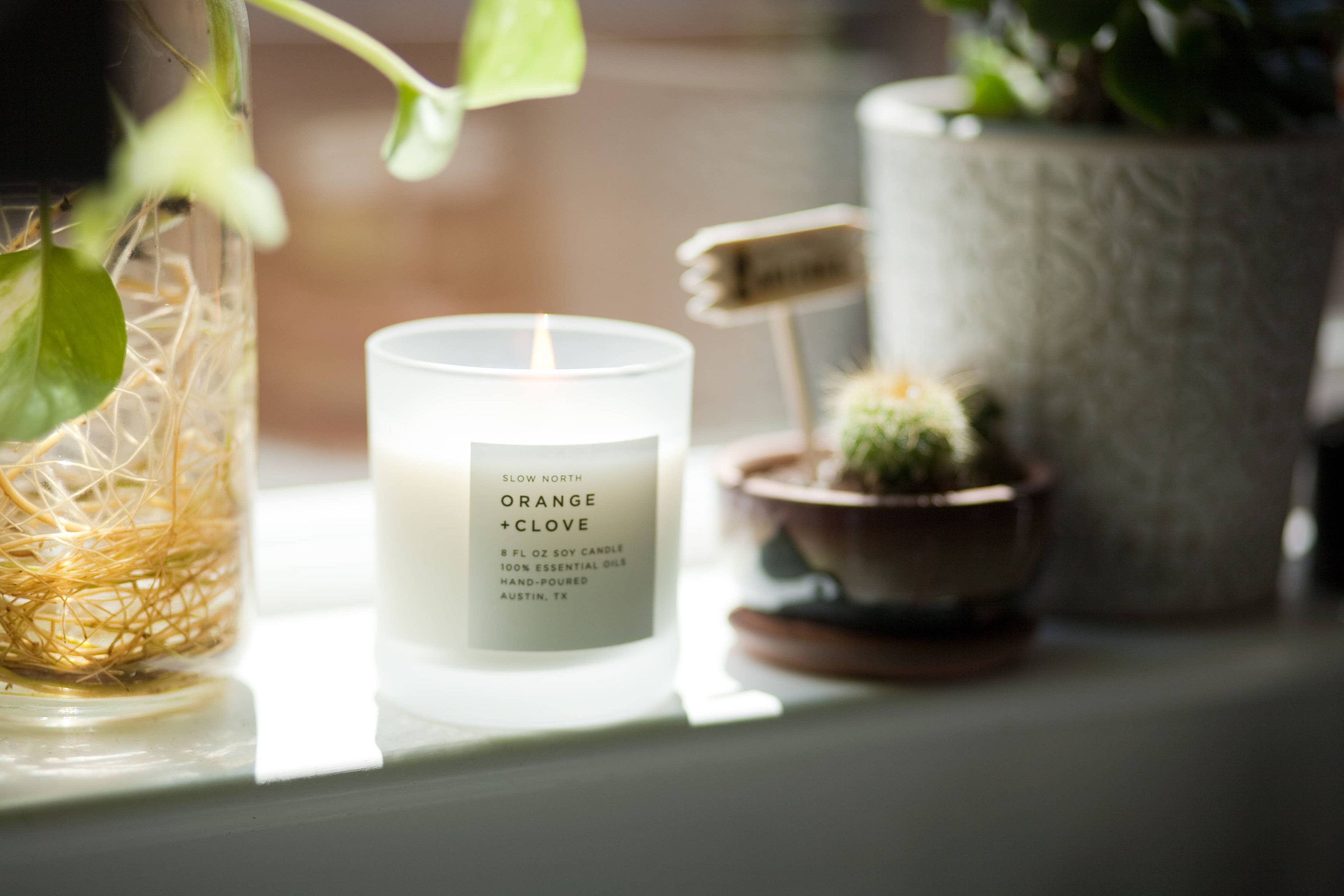 Slow North - Orange + Clove - Non-Toxic Soy Candle