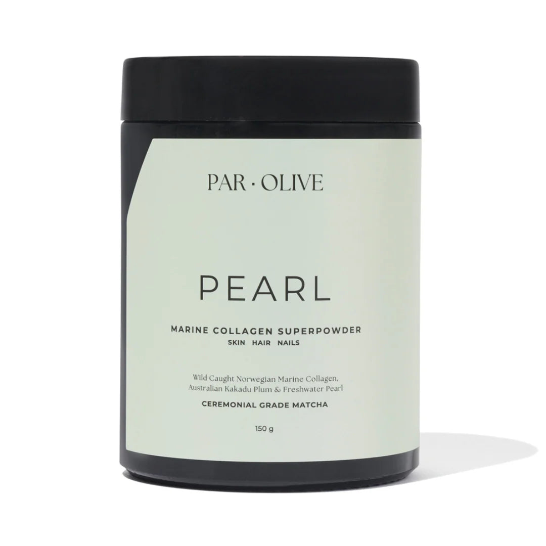 Par Olive PEARL Marine Collagen SuperPowder (Ceremonial Grade Matcha)