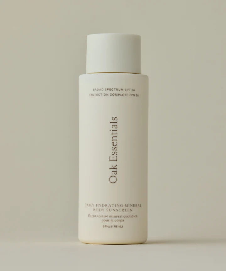 Oak Essentials Daily Hydrating Mineral Body Sunscreen