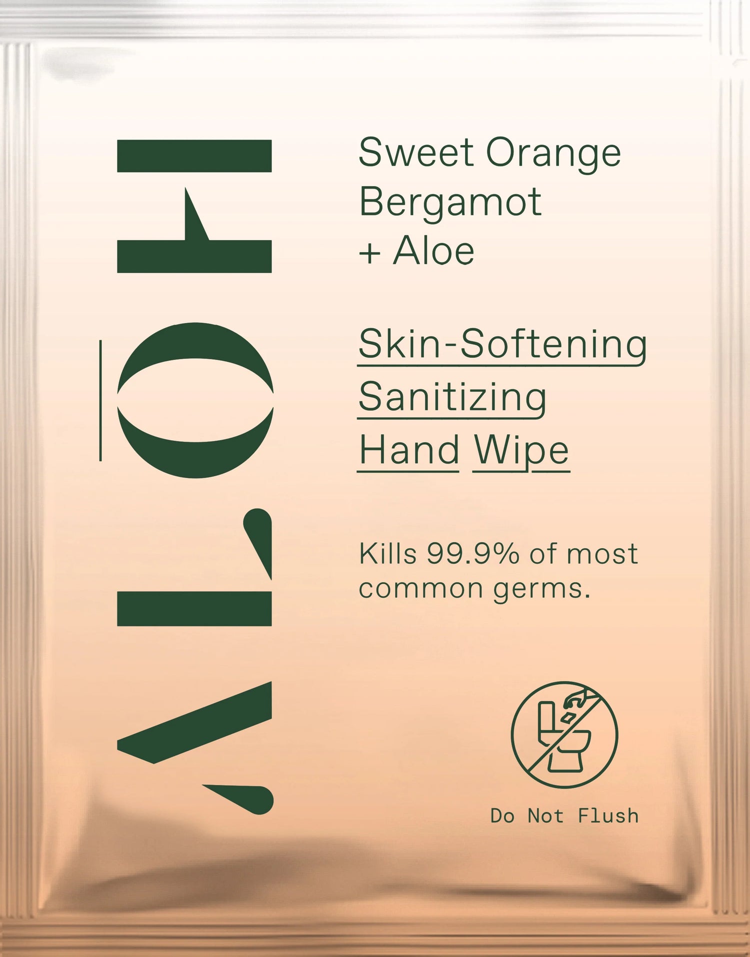 Aloh Sweet Orange Bergamot + Aloe Individually Wrapped Sanitizing Hand Wipes