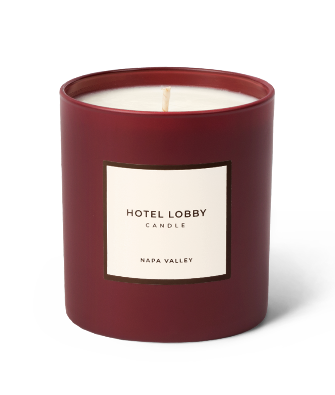 Hotel Lobby Candle - Napa Valley - Luxury Fall Scented Soy Candle