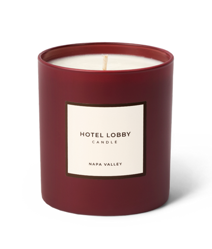 Hotel Lobby Candle - Napa Valley - Luxury Fall Scented Soy Candle