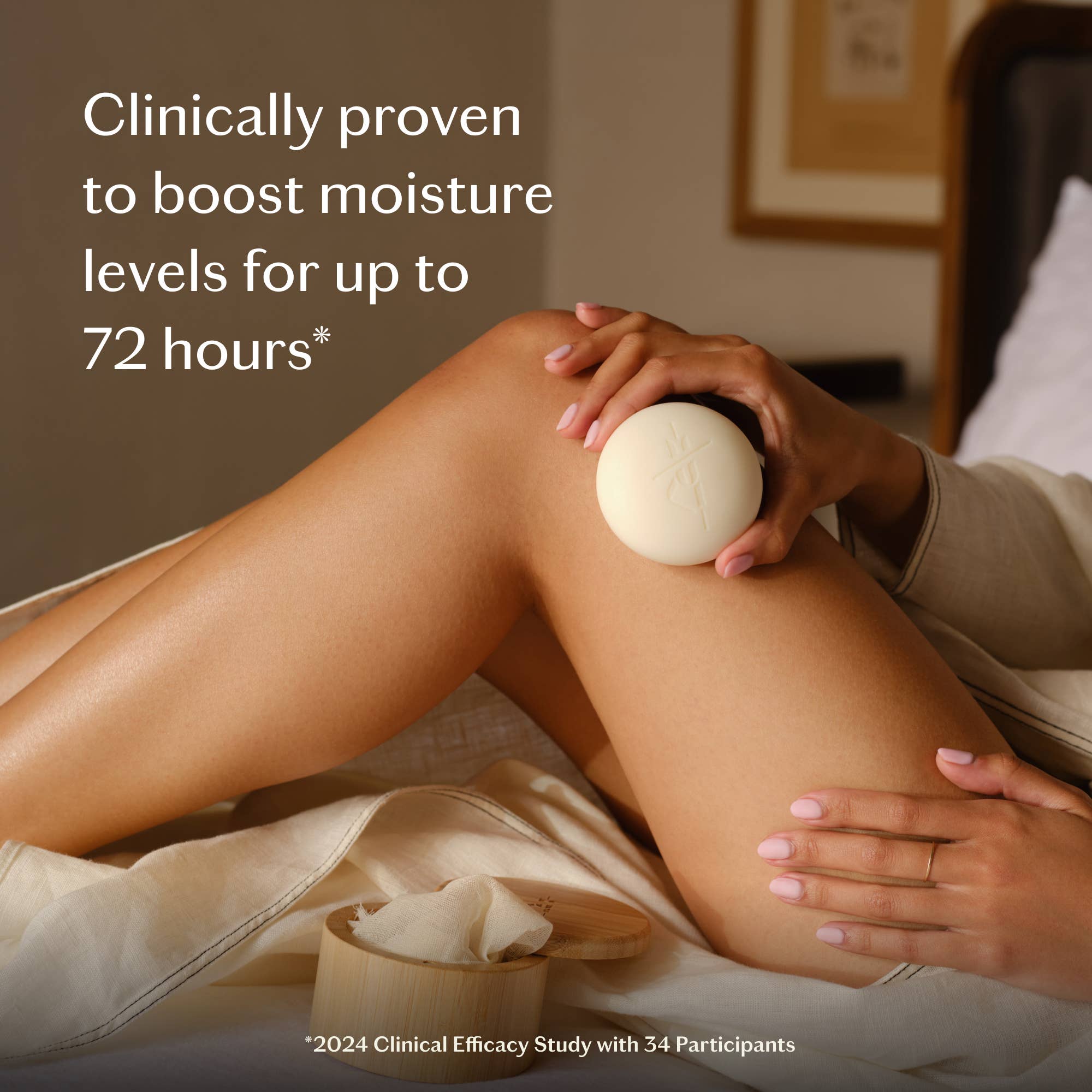 Kate McLeod - Oud &amp; Tuberose Body Stone | Deep Moisturizing Lotion Bar