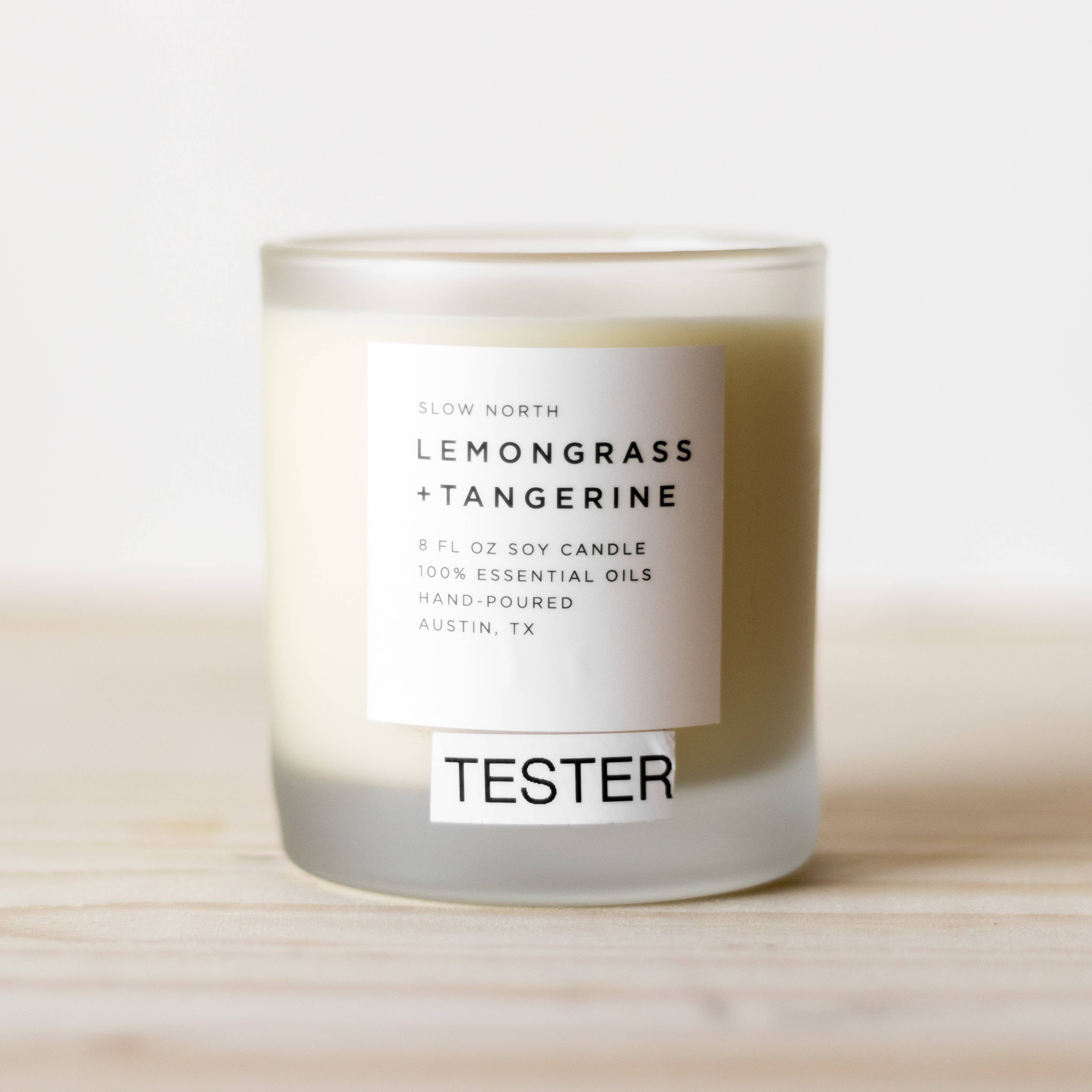 Slow North - TESTERS - 8 oz Non-Toxic Soy Candles