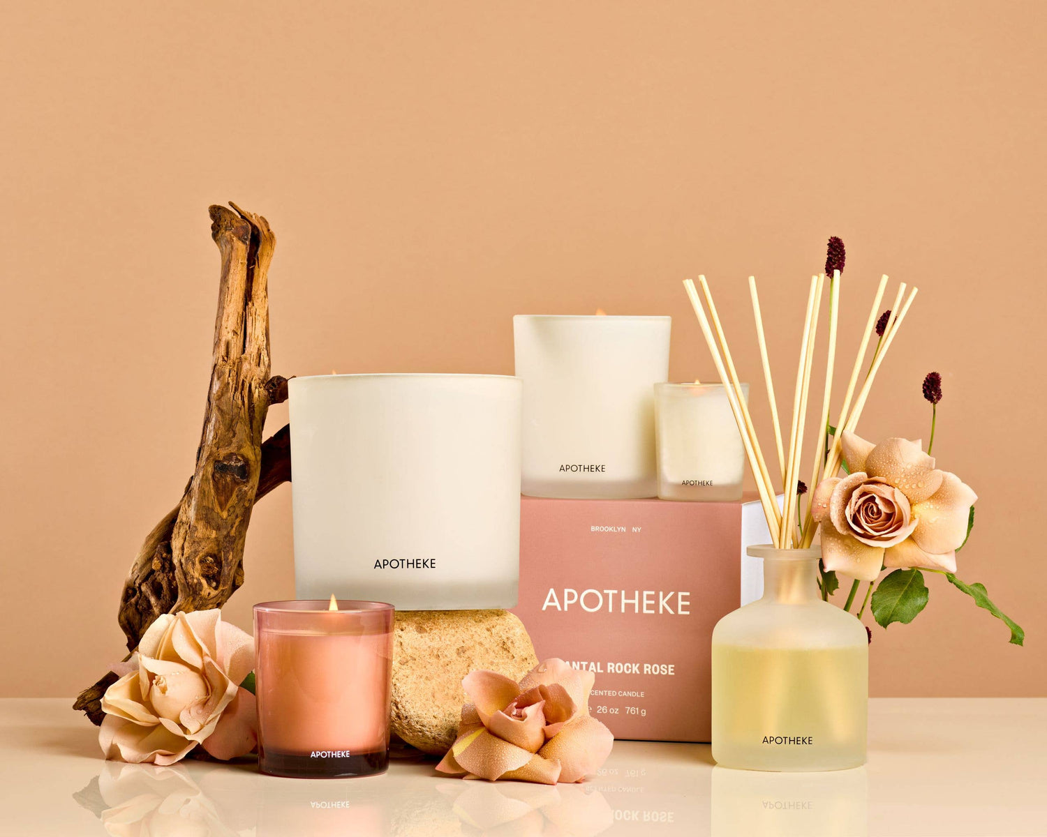 Apotheke - Santal Rock Rose Classic Candle