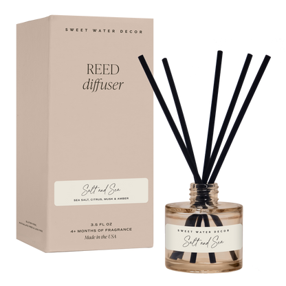 Sweet Water Decor - Salt and Sea Reed Diffuser - Home Decor &amp; Gifts
