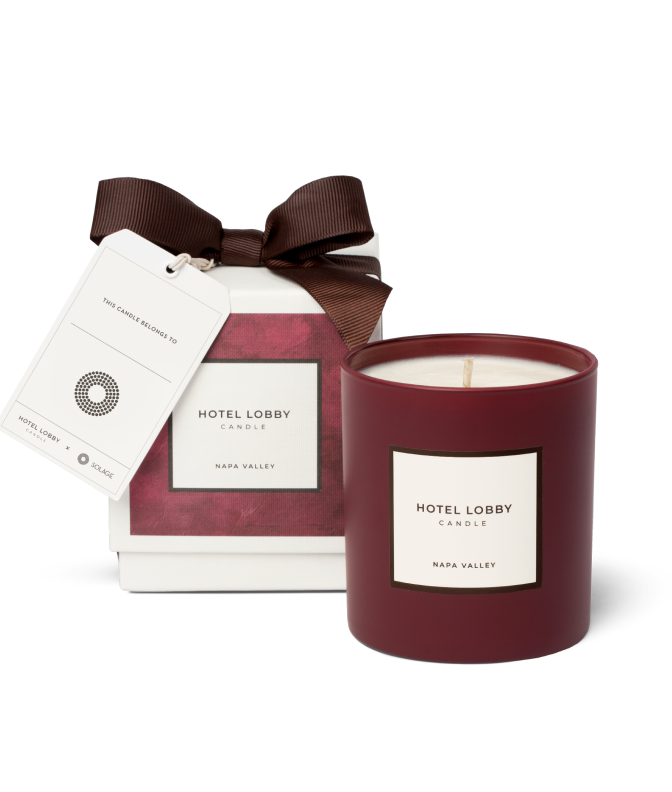 Hotel Lobby Candle - Napa Valley - Luxury Fall Scented Soy Candle