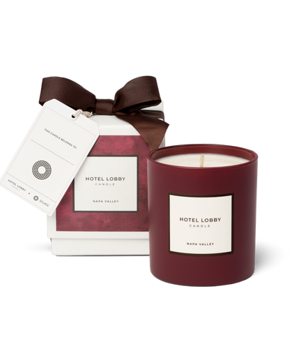 Hotel Lobby Candle - Napa Valley - Luxury Fall Scented Soy Candle