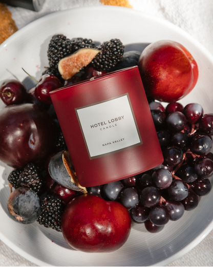Hotel Lobby Candle - Napa Valley - Luxury Fall Scented Soy Candle