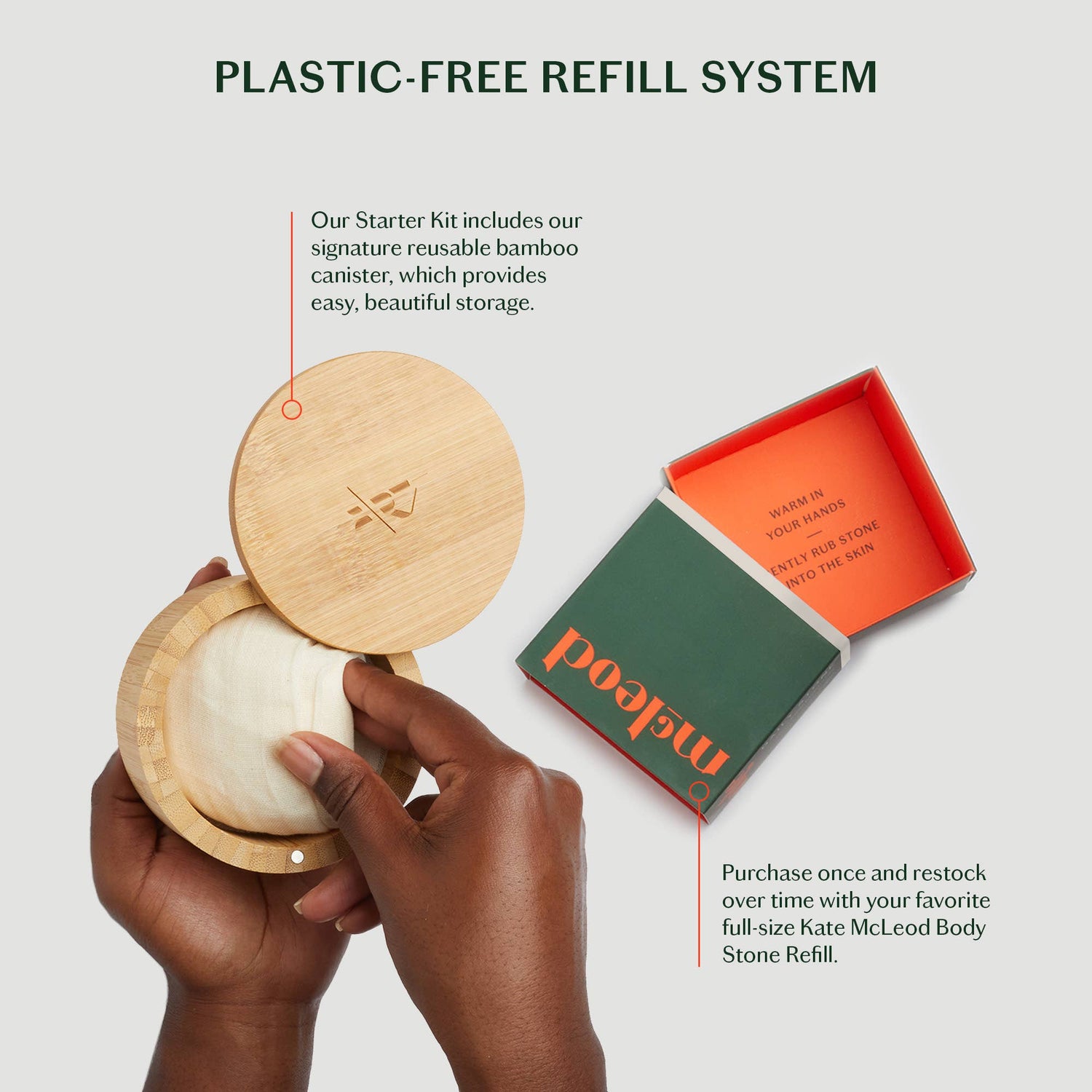 Kate McLeod - Grounding Stone | Deep Moisturizing Lotion Bar