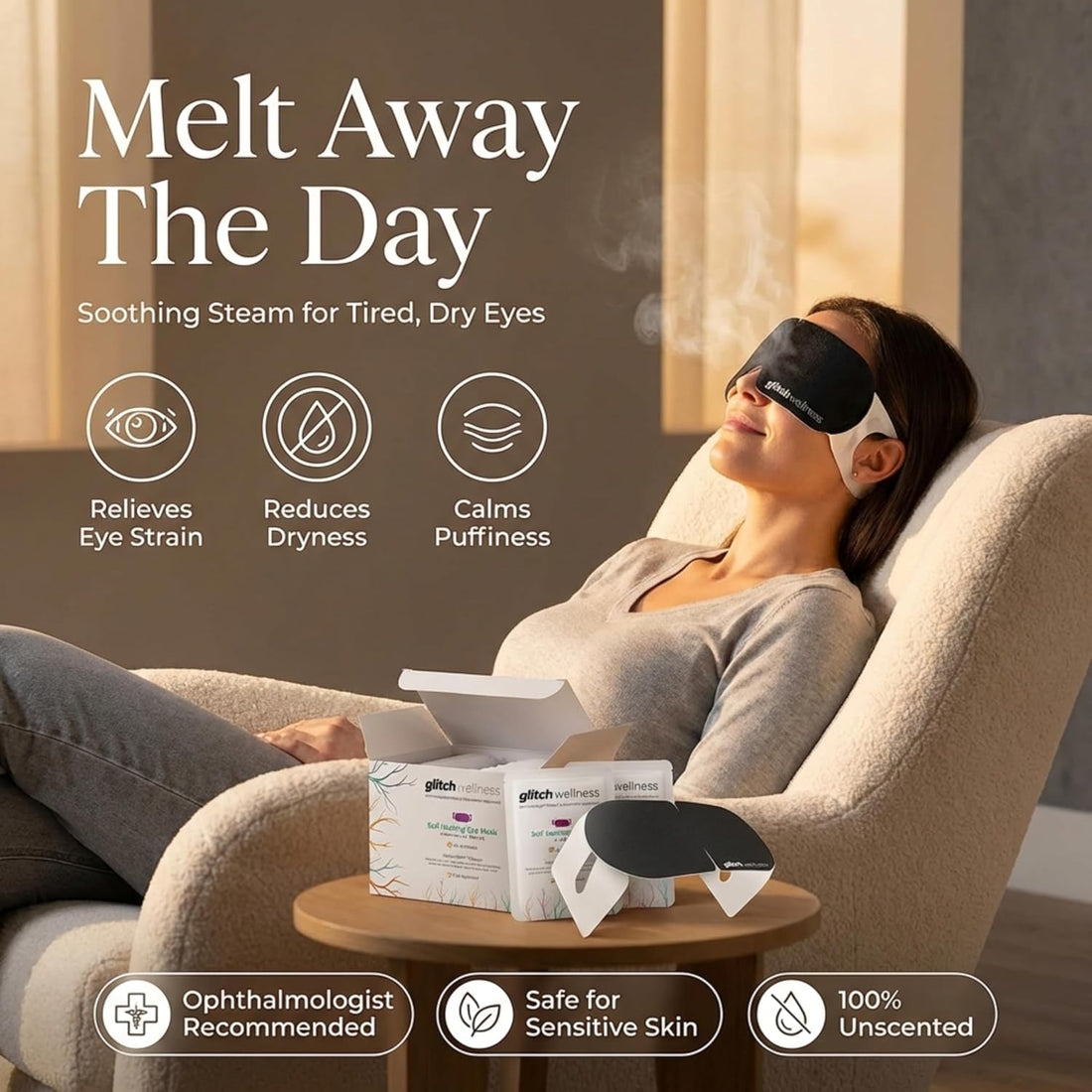 Glitch Wellness - Glitch™ Self Heating Eye Mask