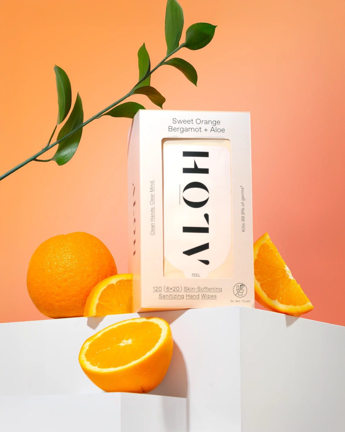 Sweet Orange Bergamot + Aloe Sanitizing Hand Wipes