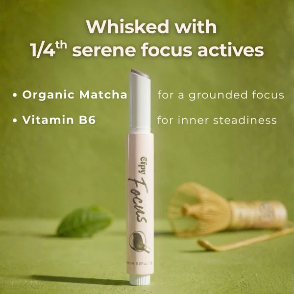 Efpy Beauty Focus Micro-Dose Lip Balm | Organic Matcha