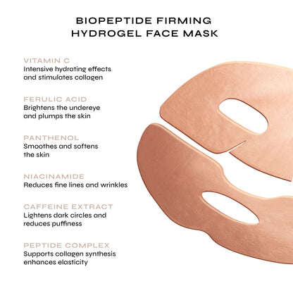 NakedBeauty BioPeptide Firming Hydrogel Face Mask