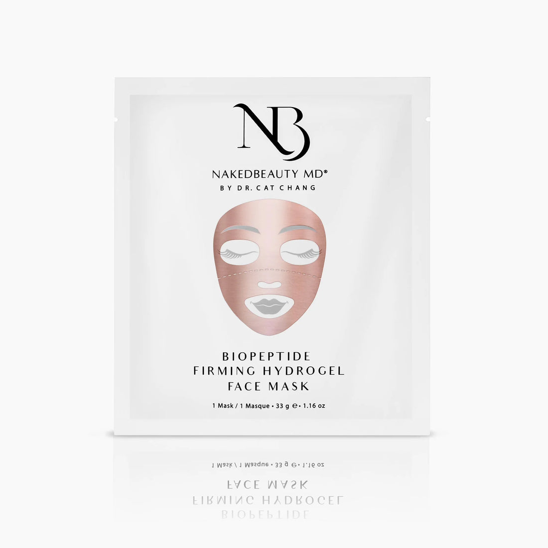 NakedBeauty BioPeptide Firming Hydrogel Face Mask