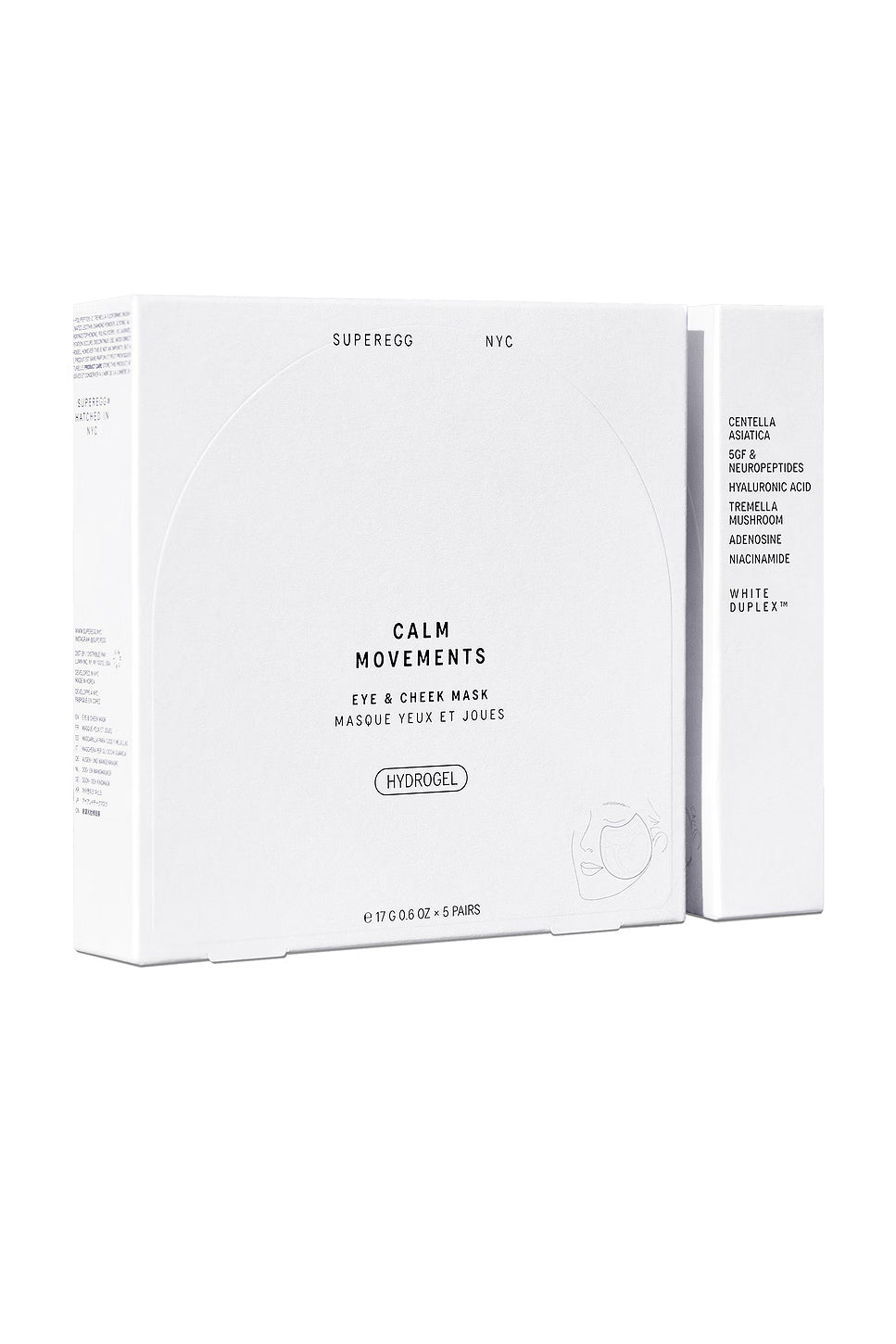 Superegg Calm Movements Eye &amp; Cheek Mask SINGLE