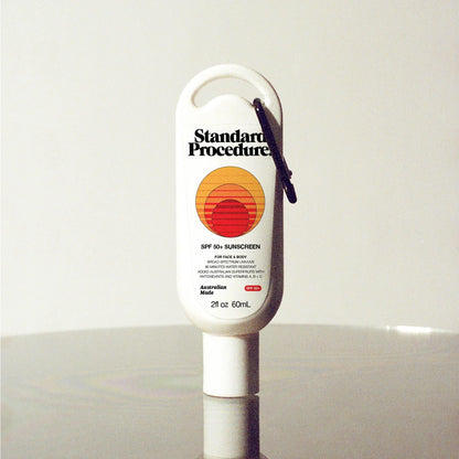 Standard Procedure Clip-On SPF 50+ Sunscreen Lotion