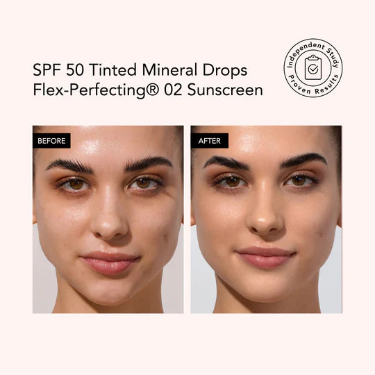 Odacité SPF 50 Tinted Mineral Drops Flex-Perfecting® Sunscreen