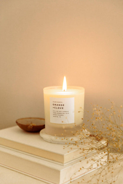 Slow North - Orange + Clove - Non-Toxic Soy Candle