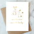 Abigail Jayne Design - Bunnies Baby Greeting Card | New Mom Baby Card - The Look and Co