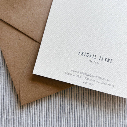 Abigail Jayne Design - Love Floral Greeting Card | Valentine Love Friendship - The Look and Co