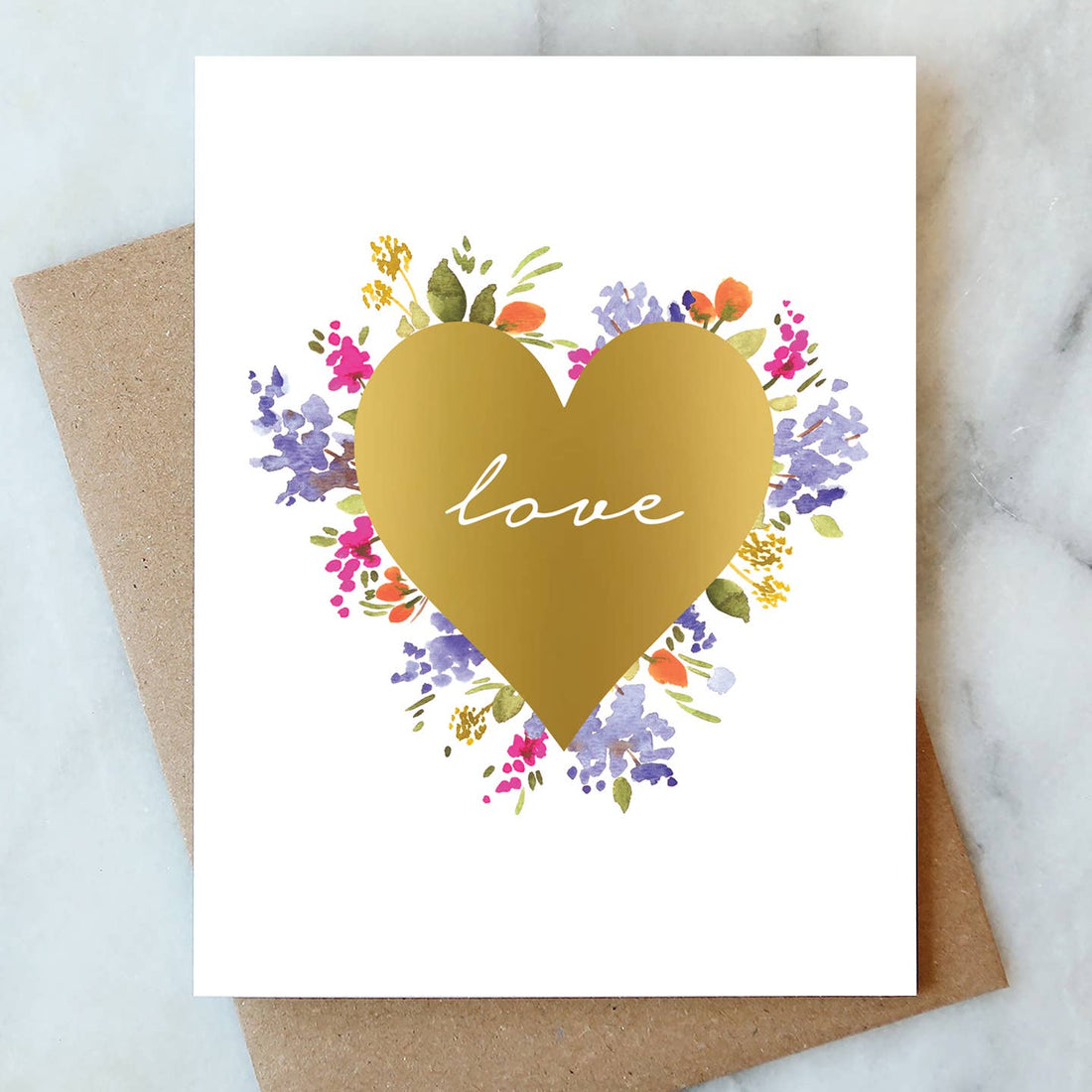 Abigail Jayne Design - Love Floral Greeting Card | Valentine Love Friendship - The Look and Co