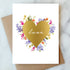 Abigail Jayne Design - Love Floral Greeting Card | Valentine Love Friendship - The Look and Co