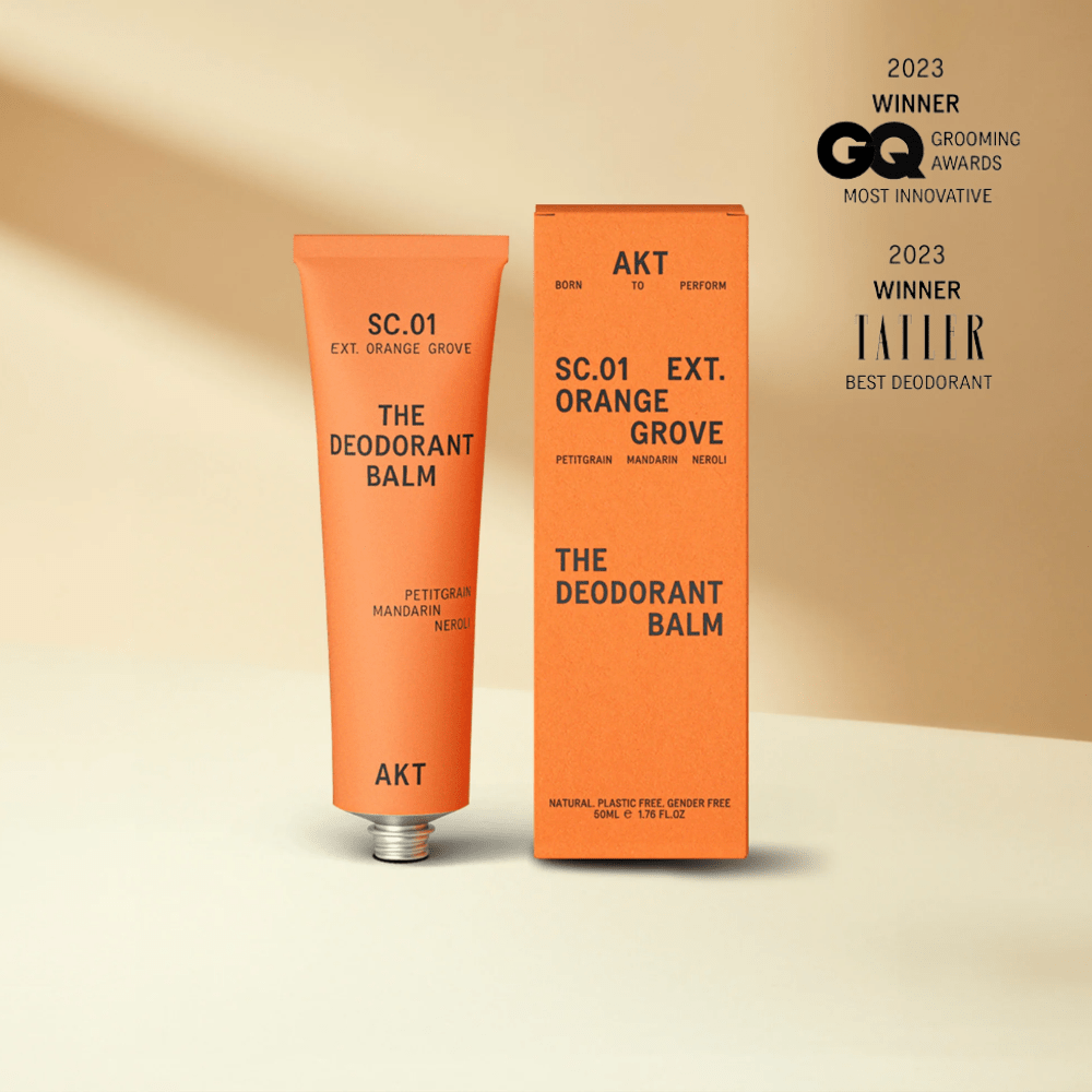 AKT London - AKT Deodorant Balm SC.01 Orange Grove - aluminum - free, vegan - The Look and Co