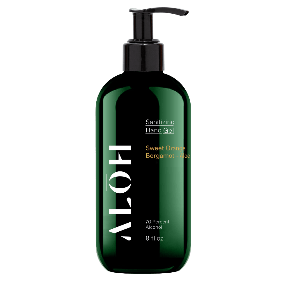 ALŌH - Sanitizing Hand Gel - Sweet Orange Bergamot + Aloe - The Look and Co